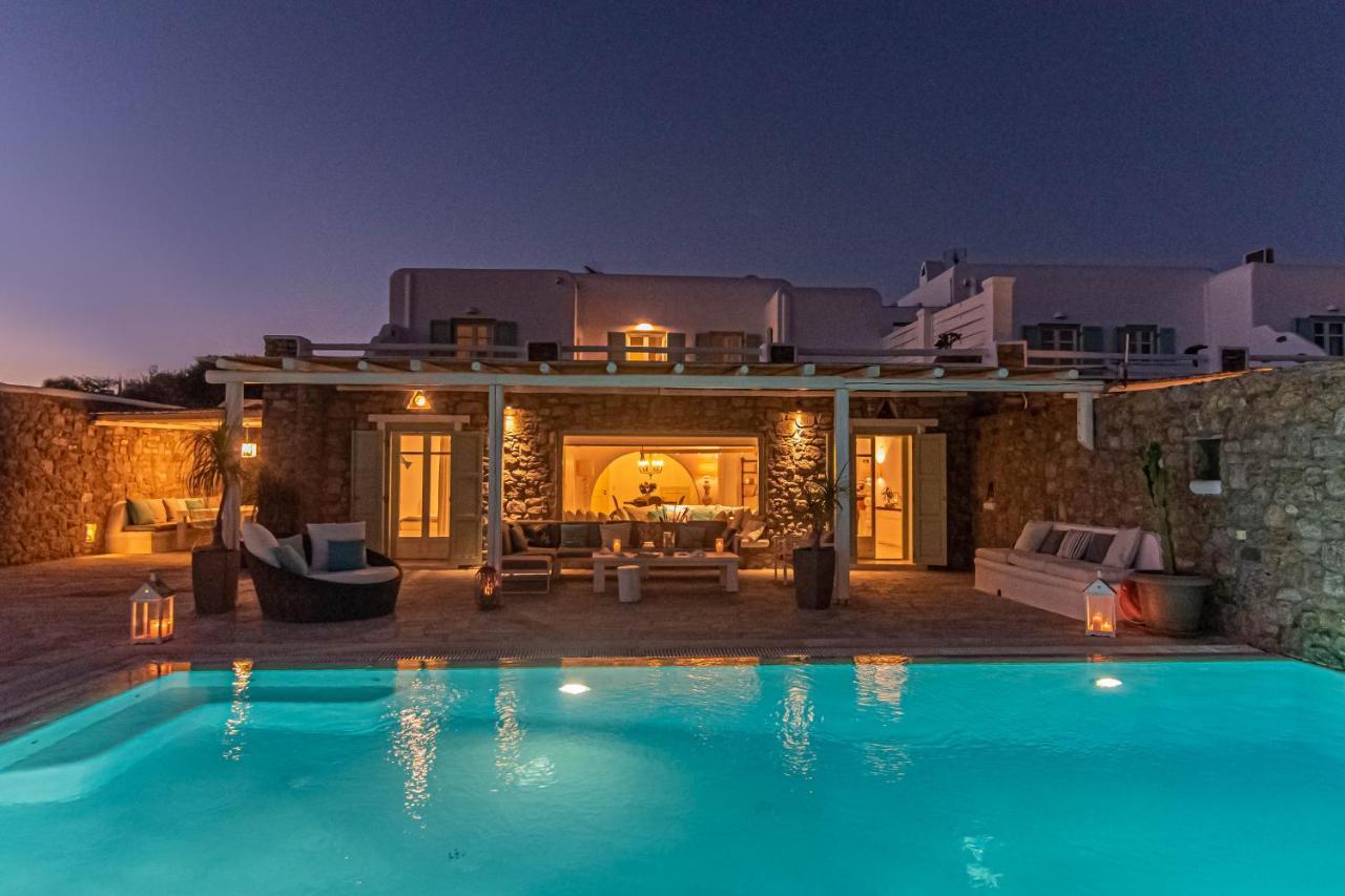 Mando Pool Villas W Sea Views - Five Bedrooms Super Paradise part Kültér fotó