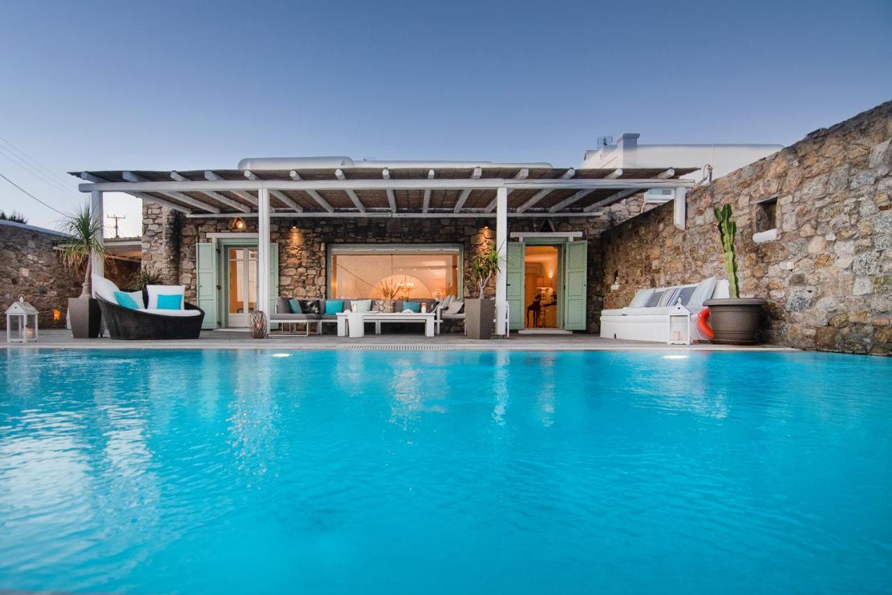 Mando Pool Villas W Sea Views - Five Bedrooms Super Paradise part Kültér fotó