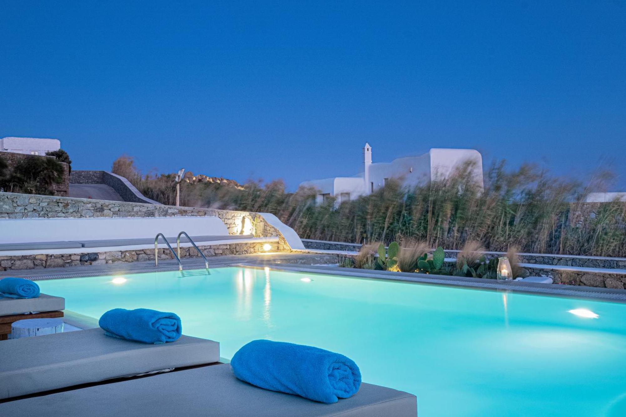 Mando Pool Villas W Sea Views - Five Bedrooms Super Paradise part Kültér fotó