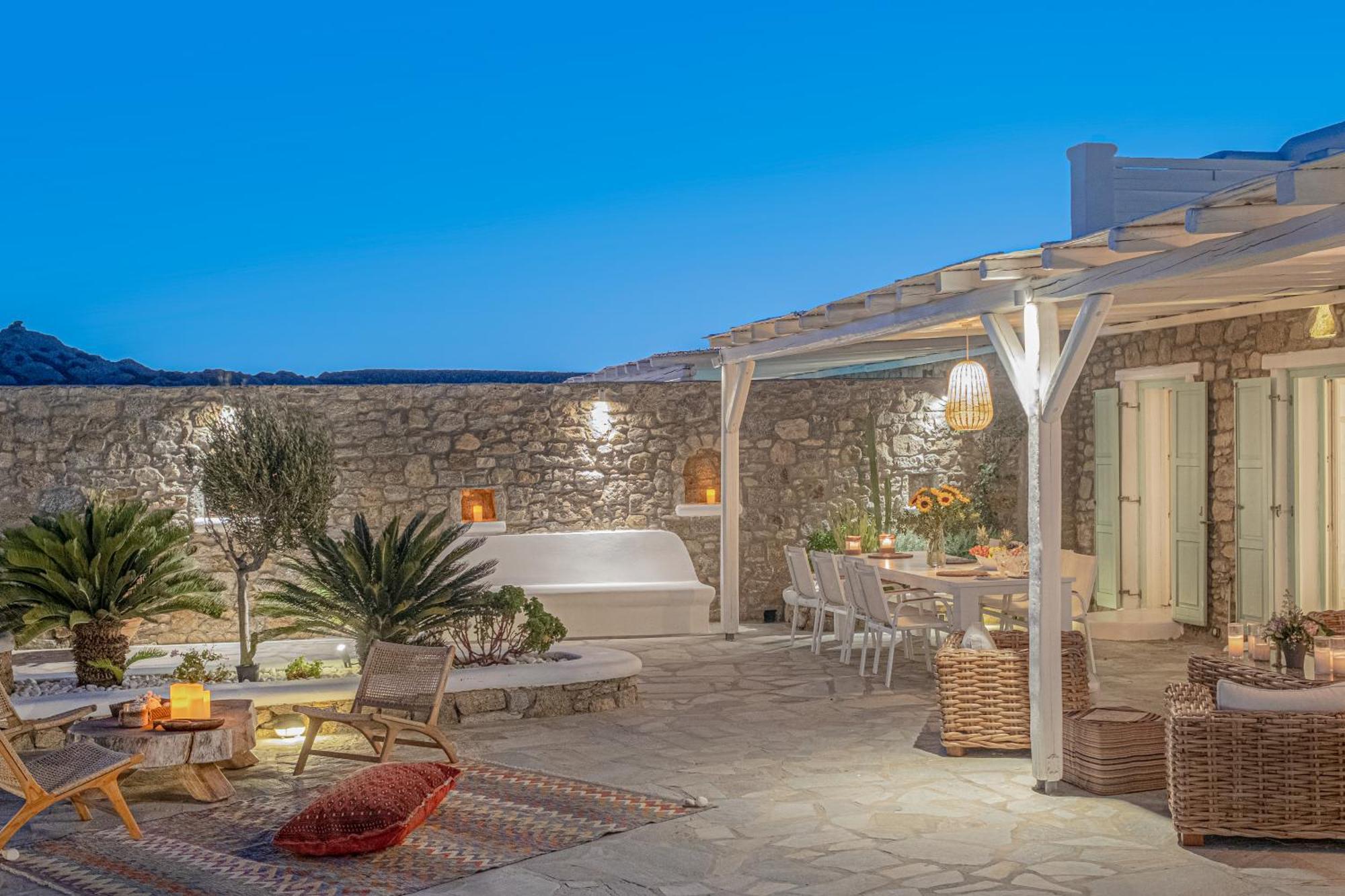 Mando Pool Villas W Sea Views - Five Bedrooms Super Paradise part Kültér fotó