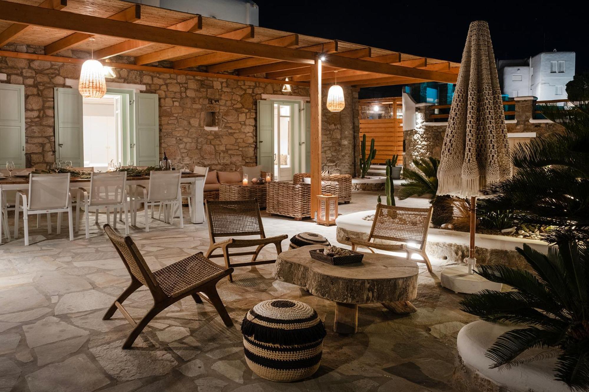 Mando Pool Villas W Sea Views - Five Bedrooms Super Paradise part Kültér fotó