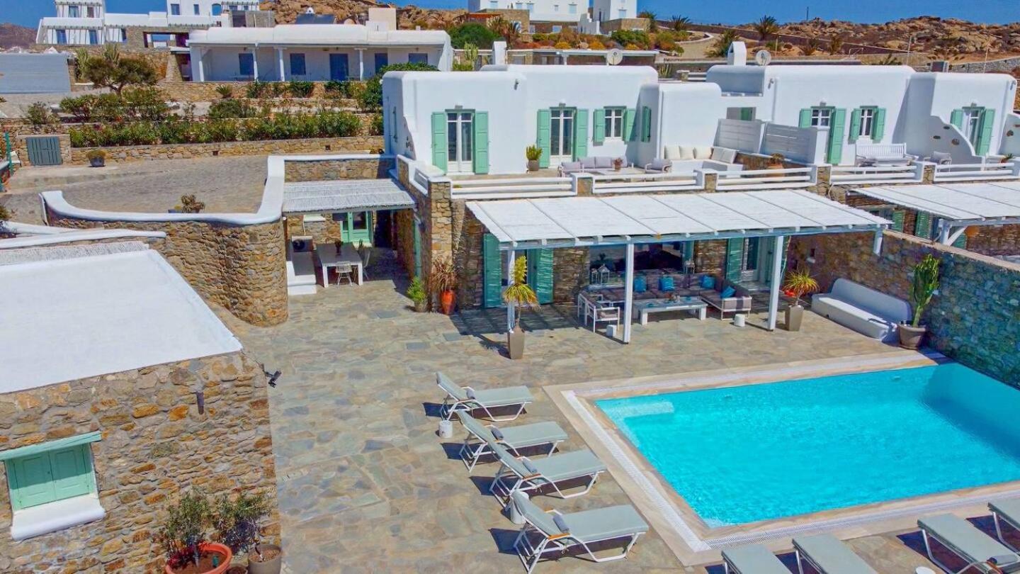 Mando Pool Villas W Sea Views - Five Bedrooms Super Paradise part Kültér fotó