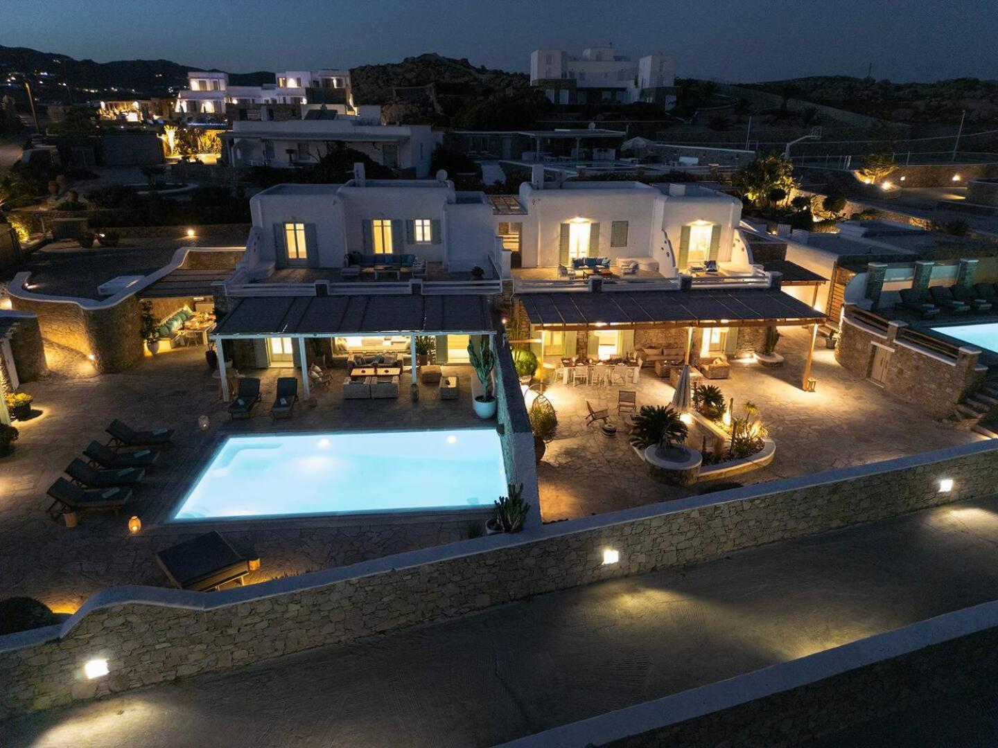 Mando Pool Villas W Sea Views - Five Bedrooms Super Paradise part Kültér fotó