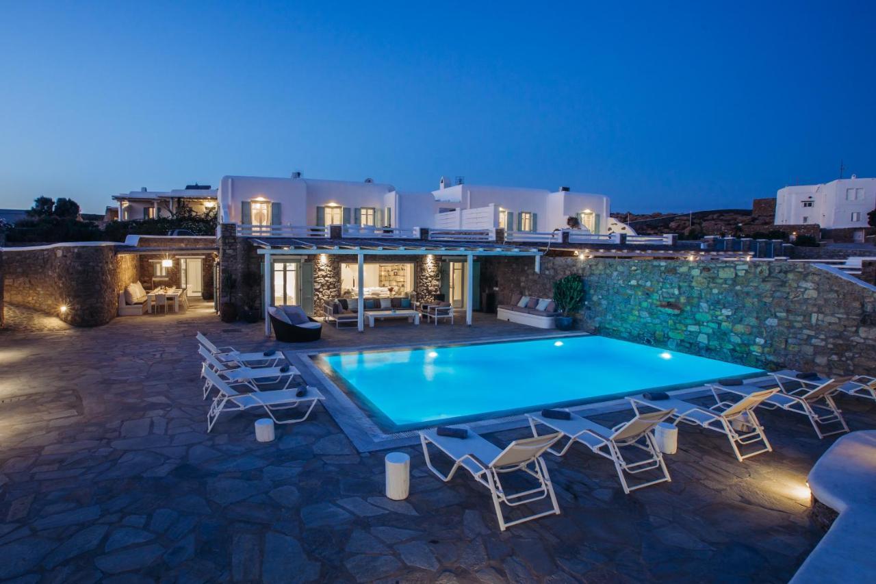 Mando Pool Villas W Sea Views - Five Bedrooms Super Paradise part Kültér fotó