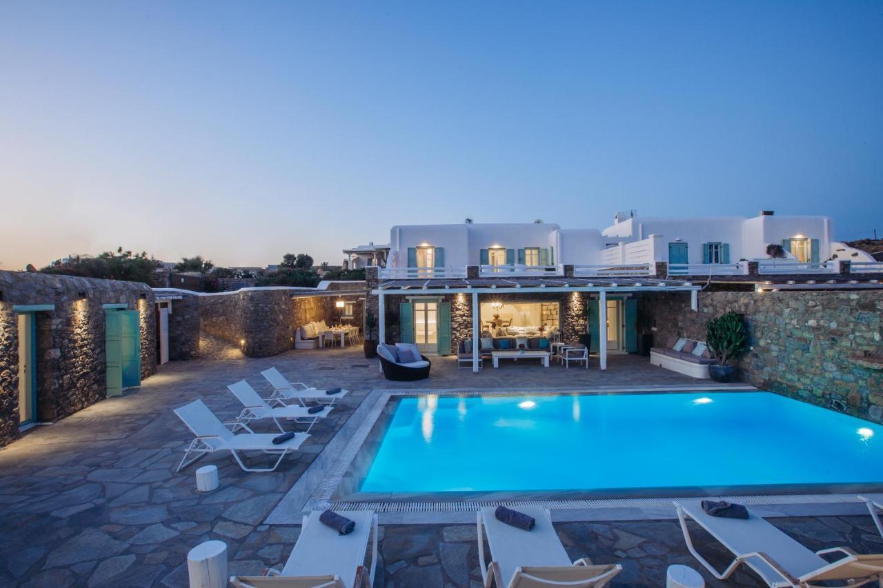 Mando Pool Villas W Sea Views - Five Bedrooms Super Paradise part Kültér fotó